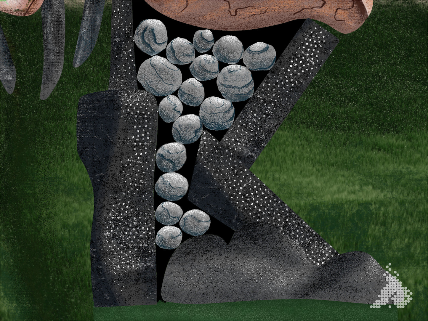 Architect Bone - Abstract Art Illustration